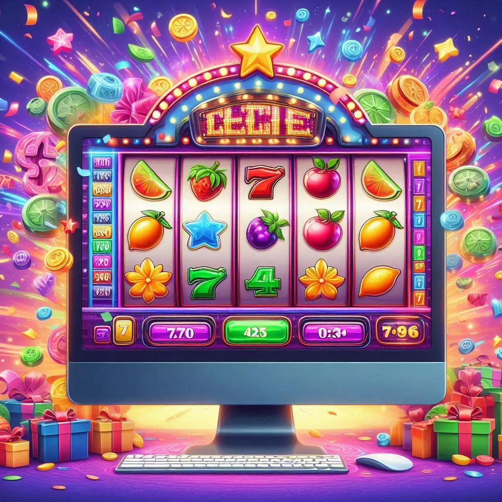 slot sullo schermo del monitor GAMETWIST CASINO